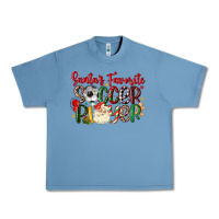 Pebble Blue santas favorite soccer player Urban Heavy Tee - MaliasSmallBusiness