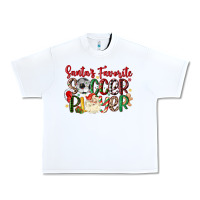 White santas favorite soccer player Urban Heavy Tee - MaliasSmallBusiness