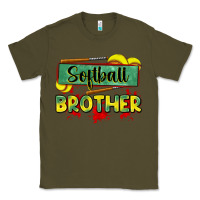 Army Green softball brother Classic Tee - Zillion Design Studio