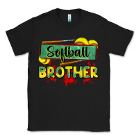 Black softball brother Classic Tee - Zillion Design Studio