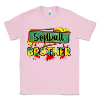 Bubblegum Pink softball brother Classic Tee - Zillion Design Studio