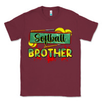 Burgundy softball brother Classic Tee - Zillion Design Studio