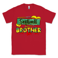 Red softball brother Classic Tee - Zillion Design Studio