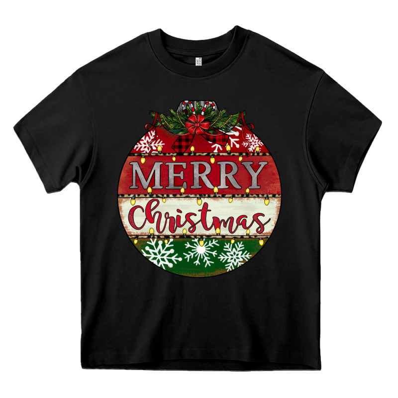 Merry Christmas Heavy Core Tee by CowhideDigitalArt | Teevron