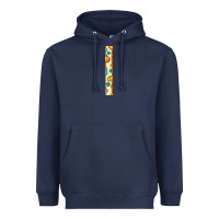 Navy pumpkin caffee Heavyweight Hoodie - BundleAndBundleShop