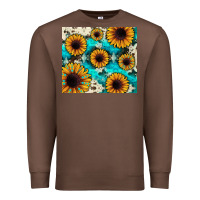 Chestnut gemstone sunflower Premium Sweatshirt - JahusDesignShop