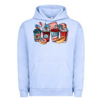 Pigment Grape Ice 4th of july coffee cups Urban Hoodie - NancyCooperArtShop