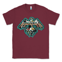 Burgundy western thunderbird Classic Tee - RanaPortraitStore