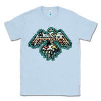 Dusty Blue western thunderbird Classic Tee - RanaPortraitStore