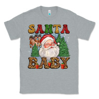 Heather Grey santa baby Classic Tee - FaDigitalArtStudio