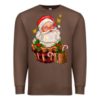 Chestnut santa claus cupcake Premium Sweatshirt - AdoDesignShop