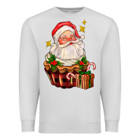 Dove Grey santa claus cupcake Premium Sweatshirt - AdoDesignShop