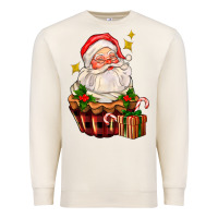 Sandshell santa claus cupcake Premium Sweatshirt - AdoDesignShop