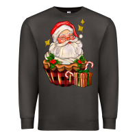 Smoke santa claus cupcake Premium Sweatshirt - AdoDesignShop