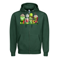 Sports Green tennis coffee cups Zipper Hoodie - Zillion Design Studio