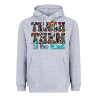 Heather Grey teach them to be kind Heavyweight Hoodie - JahusDesignShop
