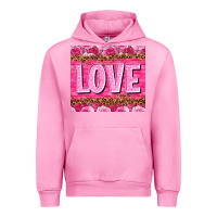 Fuchsia Pink love valentines day Urban Hoodie - NancyCooperArtShop