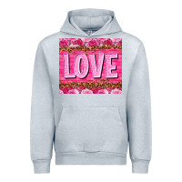 Heather Grey love valentines day Urban Hoodie - NancyCooperArtShop