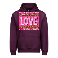 Mauve Wine love valentines day Urban Hoodie - NancyCooperArtShop