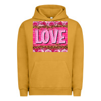 Pigment Peanut Butter love valentines day Urban Hoodie - NancyCooperArtShop