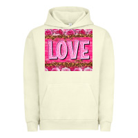 Pigment Pistachio love valentines day Urban Hoodie - NancyCooperArtShop