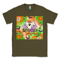 Army Green spooky season Classic Tee - texasbilliewilder