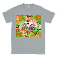 Heather Grey spooky season Classic Tee - texasbilliewilder