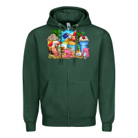 Travel Coffee Cups Zipper Hoodie | Teevron