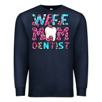 Navy Wife Mom Dentist With Tooth And Floss Premium Sweatshirt - AdoDesignShop