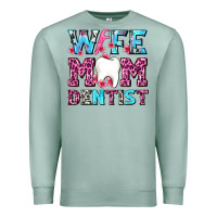 Seafoam Wife Mom Dentist With Tooth And Floss Premium Sweatshirt - AdoDesignShop