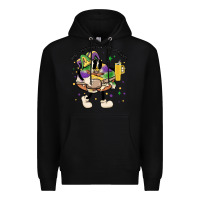 Black out here lookin like a snack king cake mardi gras Premium Hoodie - MaliasSmallBusiness