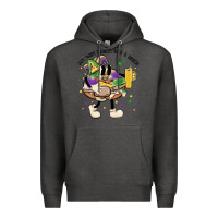 Charcoal Heather out here lookin like a snack king cake mardi gras Premium Hoodie - MaliasSmallBusiness