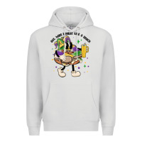 Dove Grey out here lookin like a snack king cake mardi gras Premium Hoodie - MaliasSmallBusiness
