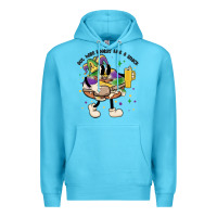 Ocean Blue out here lookin like a snack king cake mardi gras Premium Hoodie - MaliasSmallBusiness