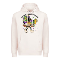 Pale Pink out here lookin like a snack king cake mardi gras Premium Hoodie - MaliasSmallBusiness