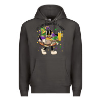 Smoke out here lookin like a snack king cake mardi gras Premium Hoodie - MaliasSmallBusiness