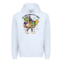 White out here lookin like a snack king cake mardi gras Premium Hoodie - MaliasSmallBusiness