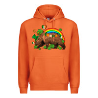 Carrot st patricks bear ado Premium Hoodie - AdoDesignShop
