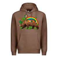Chestnut st patricks bear ado Premium Hoodie - AdoDesignShop