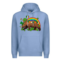 Colony Blue st patricks bear ado Premium Hoodie - AdoDesignShop