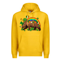 Lemon st patricks bear ado Premium Hoodie - AdoDesignShop