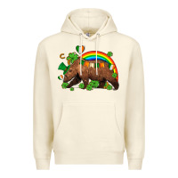 Sandshell st patricks bear ado Premium Hoodie - AdoDesignShop