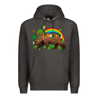 Smoke st patricks bear ado Premium Hoodie - AdoDesignShop