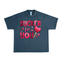 Midnight Navy sucker for you Urban Heavy Tee - MaliasSmallBusiness