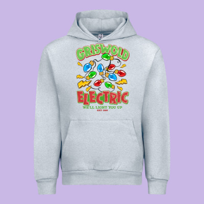 Griswold Electric Christmas Vacation Urban Hoodie Designed By Maliassmallbusiness