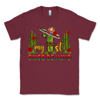 Burgundy my 1st cinco de mayo Classic Tee - texasbilliewilder
