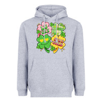 Heather Grey lucky stay gold Heavyweight Hoodie - Artiststas