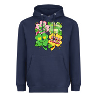 Navy lucky stay gold Heavyweight Hoodie - Artiststas