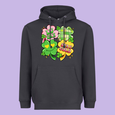 Lucky Stay Gold Heavyweight Hoodie Designed By Artiststas