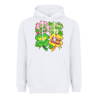 White lucky stay gold Heavyweight Hoodie - Artiststas